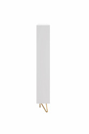 Schoenenkast \'Elle\' - Wit/Messing