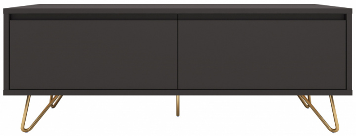 TV-meubel \'Elle\' - Zwart/Messing in de groep Meubels / Planken & opslag / TV-Meubels bij Reforma (ELLETU01-black)
