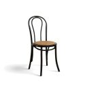 Stoel \'Bistro\' - Riet/Zwart