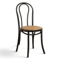 Stoel \'Bistro\' - Riet/Zwart