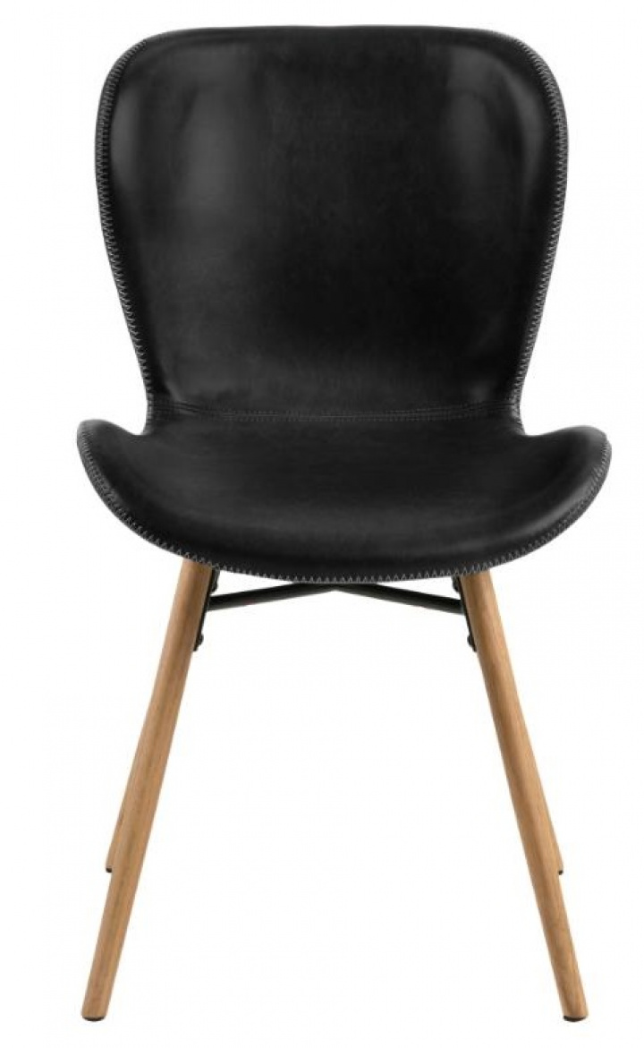Stoel \'Böda\' - Natuur/Zwart in de groep Meubels / Zitmeubels / Stoelen bij Reforma (H000019293)