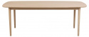 Eettafel \'Moliden\' - Natuur/Wit