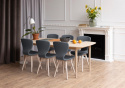 Eettafel \'Moliden\' - Natuur/Wit