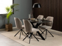 Eettafel \'Heaven\' 135x80cm - Zwart