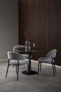 Eettafel \'Malta\' Rond 90x75cm - Zwart
