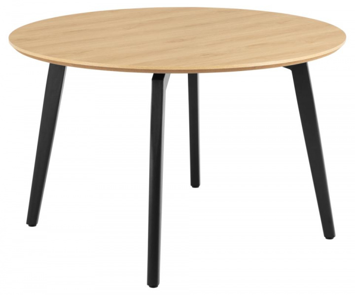 Eettafel \'Cadiz\' Rond 120x75cm - Natuur/Zwart in de groep Kamer bij Reforma (H000024381)