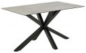 Eettafel \'Heaven\' 135x80cm - Grijs/Zwart