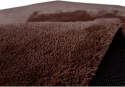 Vloerkleed \'Aranga Super Soft\' - Donkerbruin
