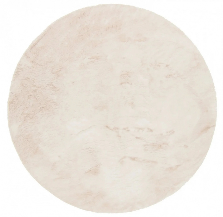 Rond vloerkleed \'Aranga Super Soft\' - Beige in de groep Inrichting / Vloerkleden / Ruggen bij Reforma (H100019)