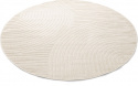 Rond vloerkleed \'Devon\' - Crème