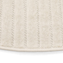 Rond vloerkleed \'Devon\' - Crème