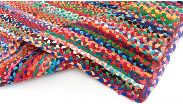 Voddenkleed \'Flätan\' - Multi in de groep Vloerkleden / Geweven Vloerkleden bij Reforma (H100062)