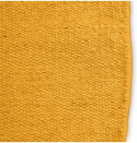 Rond vloerkleed \'Hamilton\' - Saffraan