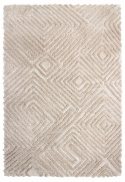 Hoogpolig vloerkleed \'Monti\' - Beige