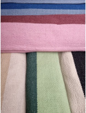 Katoenen vloerkleed \'Nilo\' - Wit/Zwart