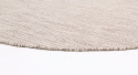 Rond tapijt \'Dhurry\' - Beige