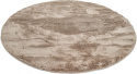 Ronde tapijt \'Aranga Super Soft Fur\' - Bruin
