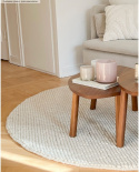Rond tapijt \'Avafors\' - Beige