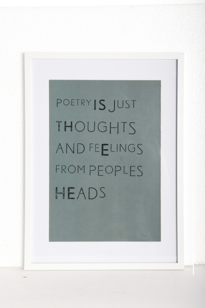 Schilderij \'Poetry\' in de groep Inrichting / Decoratie / Schilderijen & posters bij Reforma (Ig0130)