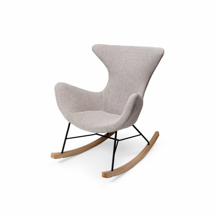 Schommelstoel \'Gaia\' - Grijs in de groep Meubels / Zitmeubels / Fauteuils bij Reforma (J1863)