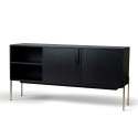 Dressoir \'Fr&ouml;lunda\' - Zwart/Messing