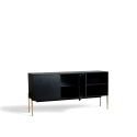 Dressoir \'Fr&ouml;lunda\' - Zwart/Messing
