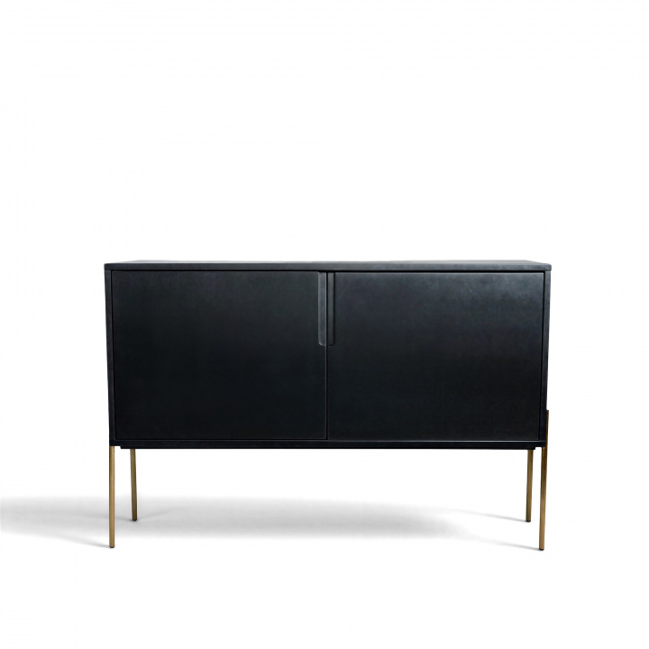Dressoir \'Fr&ouml;lunda\' - Zwart/Goud in de groep Meubels / Planken & opslag / Sideboards bij Reforma (J9613-1)