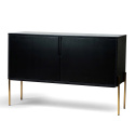 Dressoir \'Fr&ouml;lunda\' - Zwart/Goud
