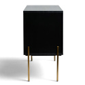 Dressoir \'Fr&ouml;lunda\' - Zwart/Goud