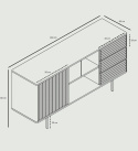 Bijzettafel \'Sense\' - Eiken