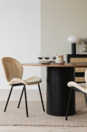 Eettafel \'Rounded\' Rond 120cm - Walnoot