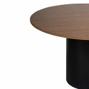 Eettafel \'Rounded\' Rond 120cm - Walnoot