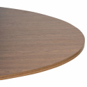 Eettafel \'Rounded\' Rond 120cm - Walnoot
