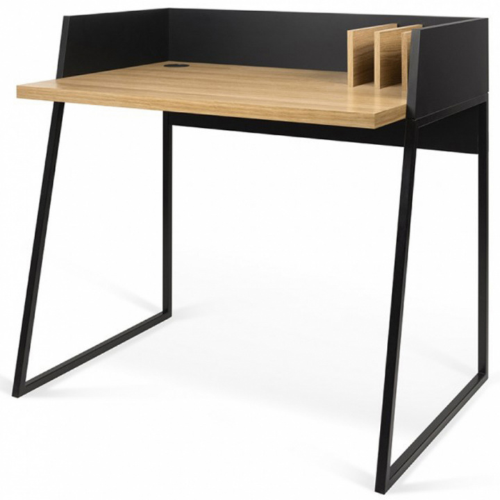 Bureau \'Kenneth\' - Eiken/Zwart in de groep Meubels / Tafels / Bureaus bij Reforma (KENNETWD01)