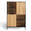 Kast \'Koln\' - Eiken/Zwart