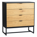 Dressoir \'Line\' - Eik/Zwart