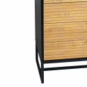 Dressoir \'Line\' - Eik/Zwart
