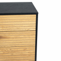 Dressoir \'Line\' - Eik/Zwart