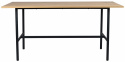 Eettafel \'Line\' - Eik/Zwart 160x90cm