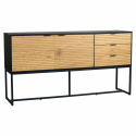 Sideboard \'Line\' - Eik/Zwart