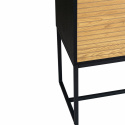 Sideboard \'Line\' - Eik/Zwart