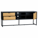 TV-meubel \'Line\' - Eik/Zwart