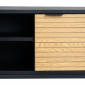 TV-meubel \'Line\' - Eik/Zwart