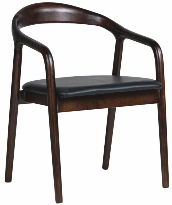 Armstoel \'Aspa\' - Donkerbruin in de groep Meubels / Zitmeubels / Stoelen bij Reforma (LINK-SM11-dark)
