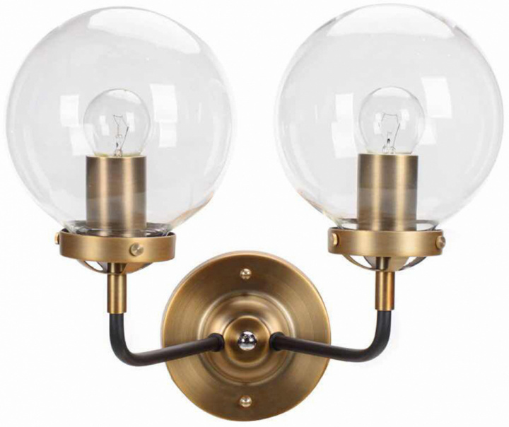 2-pack Wandlamp \'Bright\' - Messing in de groep Verlichting / Lampen / Wandlampen bij Reforma (LOFT208W-2)