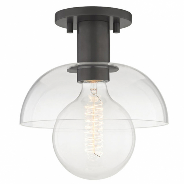 Plafondlamp \'Glass Shade\' - Zwart in de groep Kamer / Woonkamer bij Reforma (LOFT371-18)