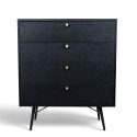 Dressoir \'Lux\' - Zwart/Messing