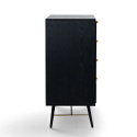 Dressoir \'Lux\' - Zwart/Messing