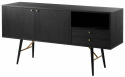 Sideboard \'Lux\' - Zwart/Messing