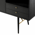 Sideboard \'Lux\' - Zwart/Messing